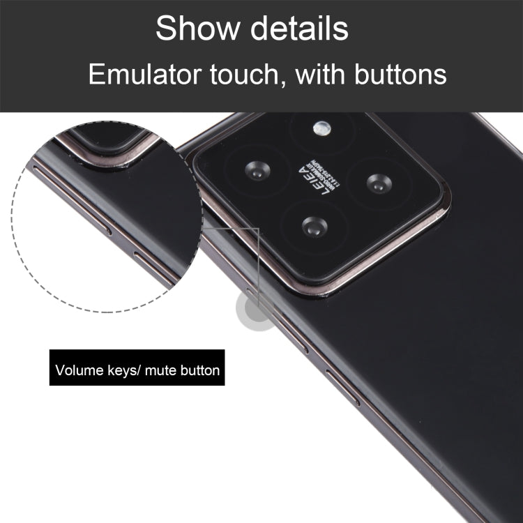 For Xiaomi 14 Pro Black Screen Non-Working Fake Dummy Display Model (Black)