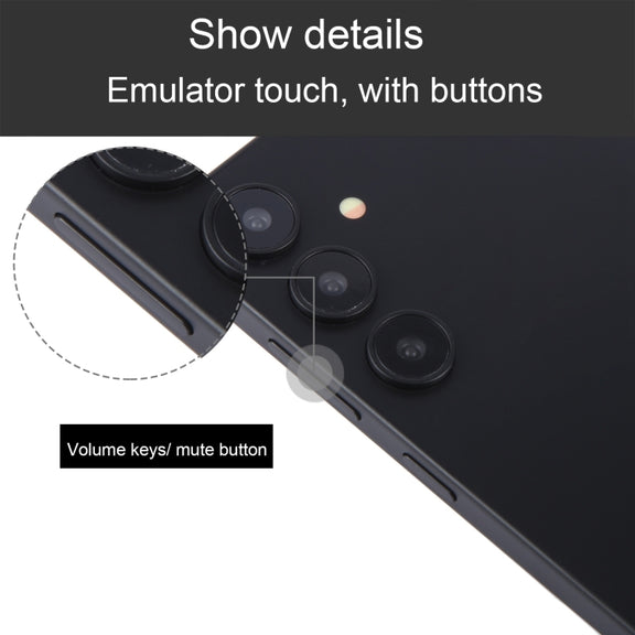For Samsung Galaxy S24 5G Black Screen Non-Working Fake Dummy Display Model (Black)