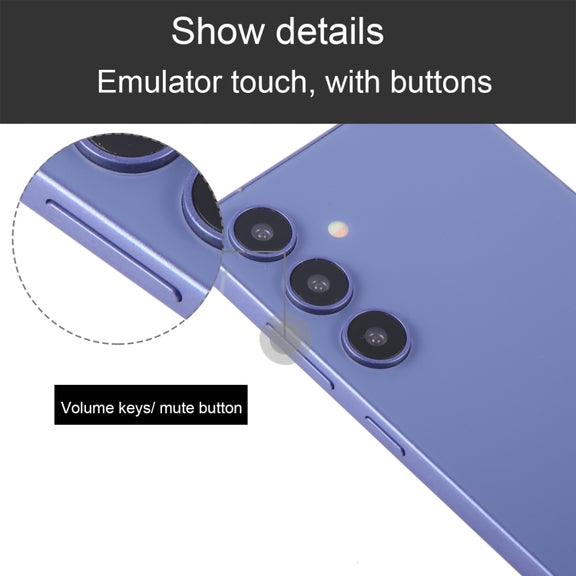 For Samsung Galaxy S24+ 5G Black Screen Non-Working Fake Dummy Display Model (Purple)