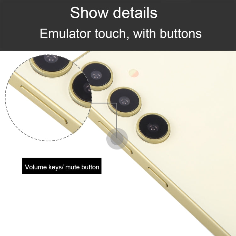For Samsung Galaxy S24+ 5G Black Screen Non-Working Fake Dummy Display Model (Yellow)