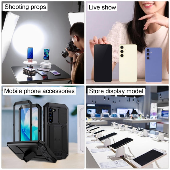 For Samsung Galaxy S24+ 5G Black Screen Non-Working Fake Dummy Display Model (Grey)