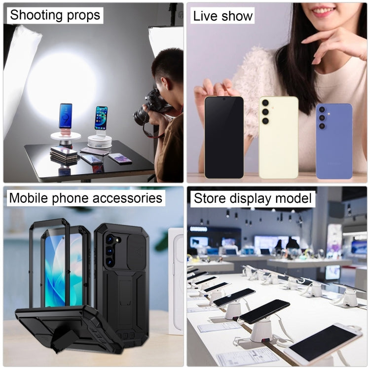 For Samsung Galaxy S24+ 5G Black Screen Non-Working Fake Dummy Display Model (Yellow)