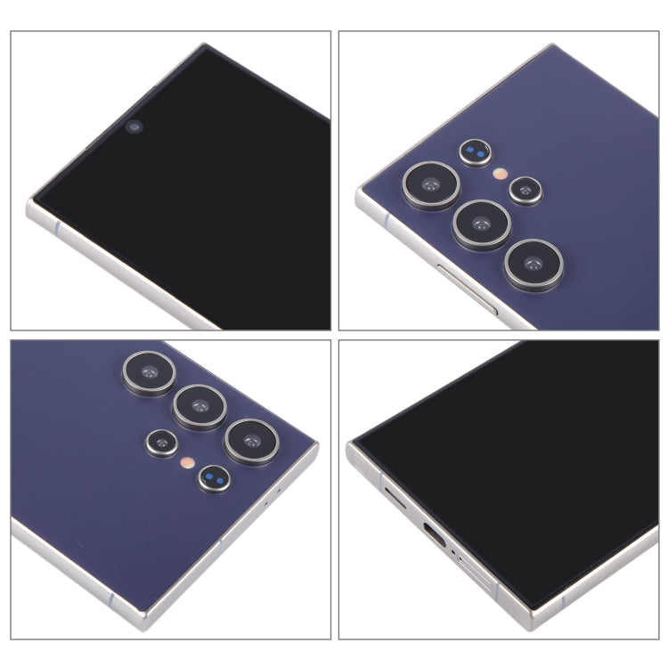 For Samsung Galaxy S24 Ultra 5G Black Screen Non-Working Fake Dummy Display Model (Purple)