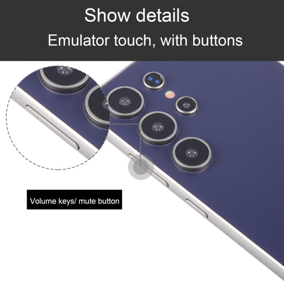 For Samsung Galaxy S24 Ultra 5G Black Screen Non-Working Fake Dummy Display Model (Purple)