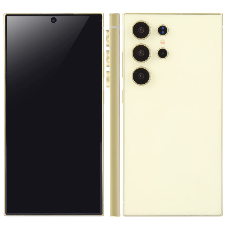 For Samsung Galaxy S24 Ultra 5G Black Screen Non-Working Fake Dummy Display Model (Yellow)
