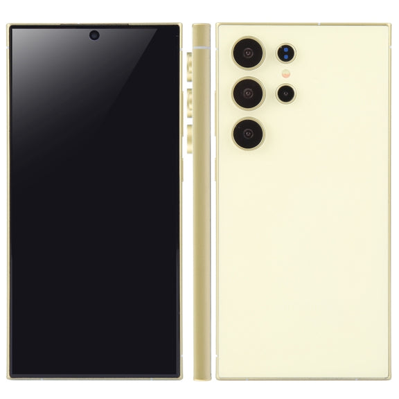 For Samsung Galaxy S24 Ultra 5G Black Screen Non-Working Fake Dummy Display Model (Yellow)