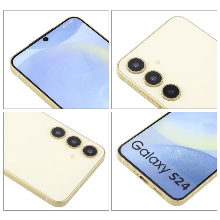 For Samsung Galaxy S24 5G Color Screen Non-Working Fake Dummy Display Model (Yellow)