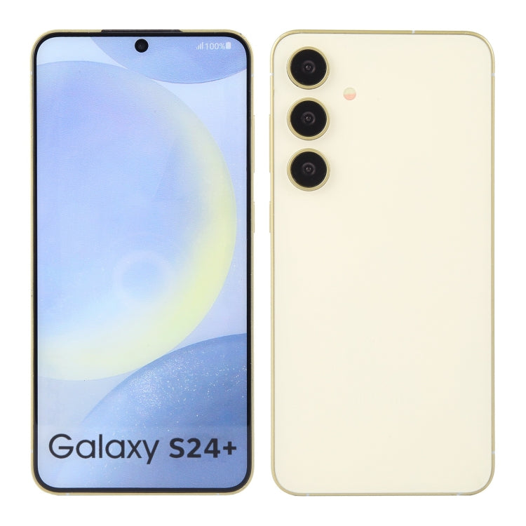 For Samsung Galaxy S24+ 5G Color Screen Non-Working Fake Dummy Display Model (Yellow)