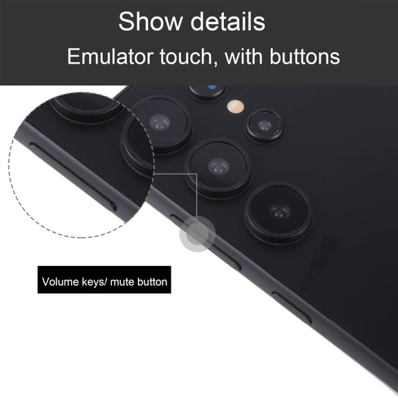 For Samsung Galaxy S24 Ultra 5G Color Screen Non-Working Fake Dummy Display Model (Black)