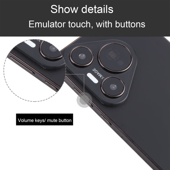 For Huawei Pura 70 Black Screen Non-Working Fake Dummy Display Model (Black)