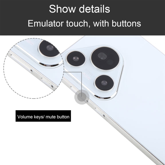 For Huawei Pura 70 Black Screen Non-Working Fake Dummy Display Model (White)