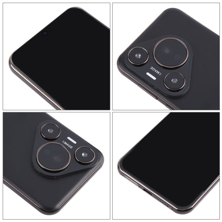 For Huawei Pura 70 Pro Black Screen Non-Working Fake Dummy Display Model (Black)