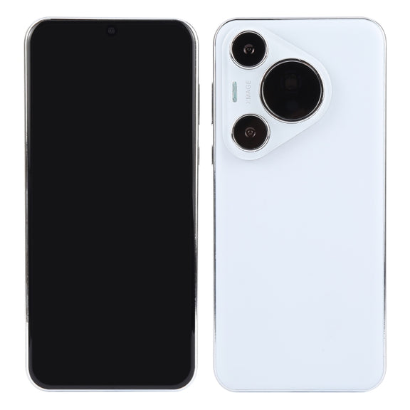 For Huawei Pura 70 Pro Black Screen Non-Working Fake Dummy Display Model (White)