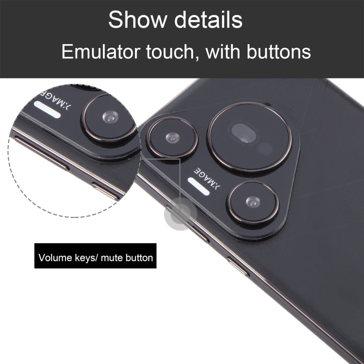 For Huawei Pura 70 Pro+ Black Screen Non-Working Fake Dummy Display Model (Black)