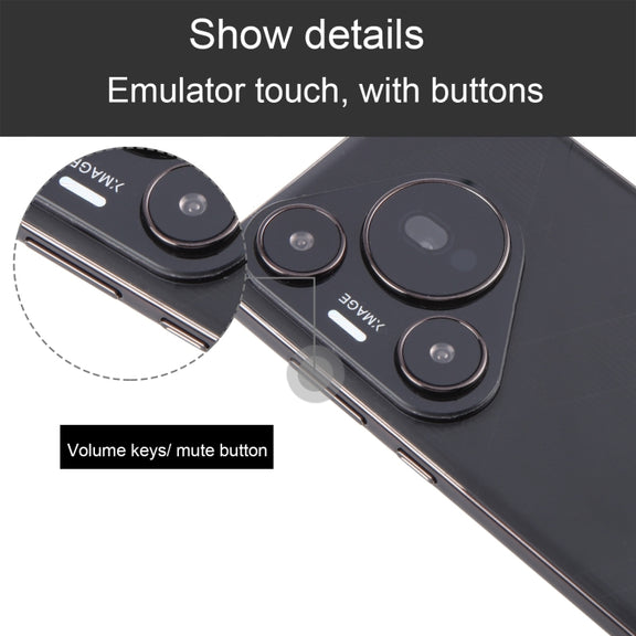 For Huawei Pura 70 Pro+ Black Screen Non-Working Fake Dummy Display Model (Black)