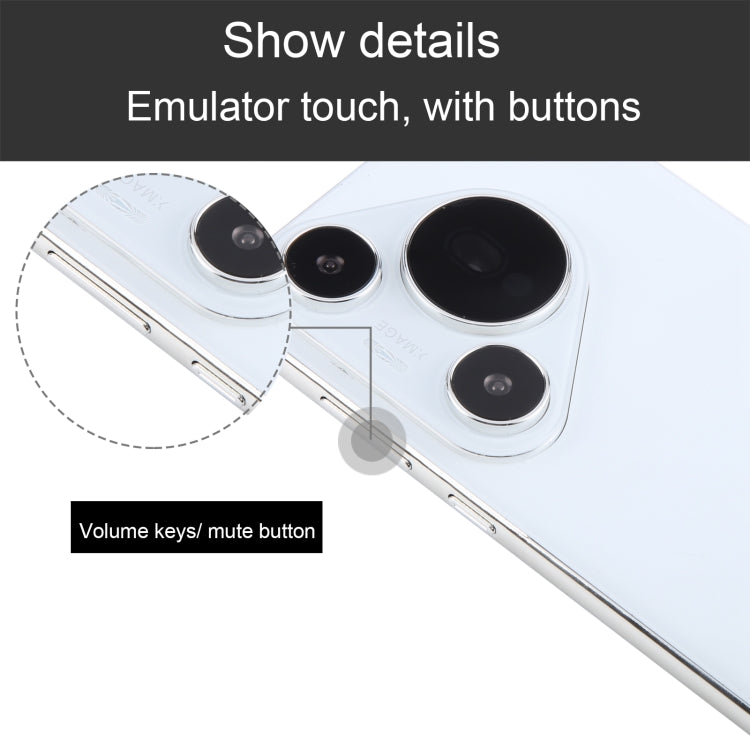 For Huawei Pura 70 Pro+ Black Screen Non-Working Fake Dummy Display Model (White)