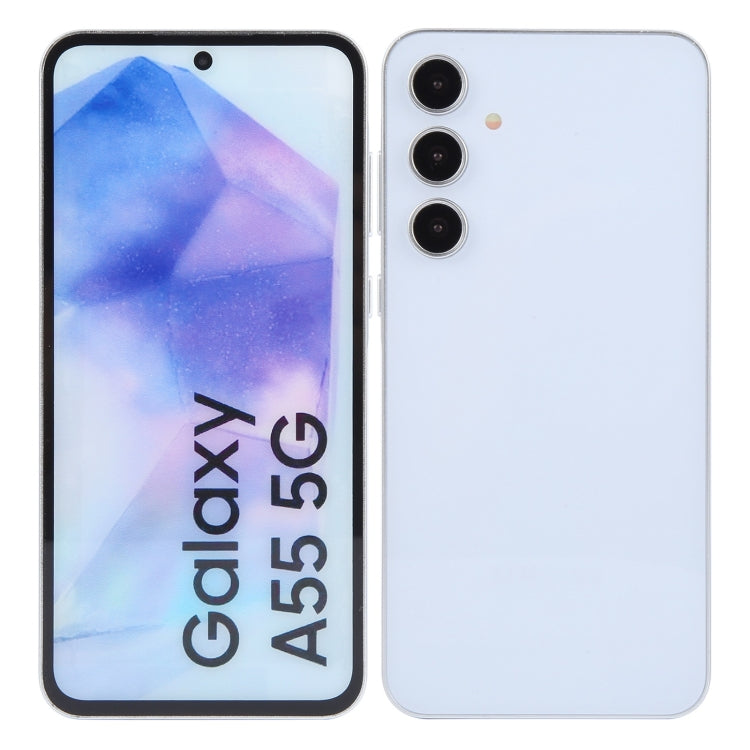 For Samsung Galaxy A55 5G Color Screen Non-Working Fake Dummy Display Model (White)