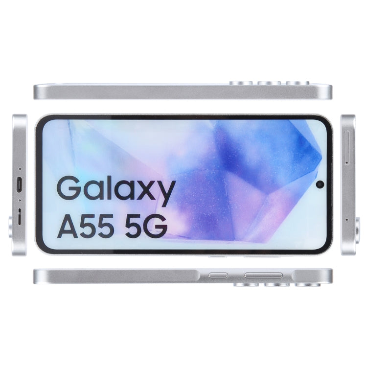 For Samsung Galaxy A55 5G Color Screen Non-Working Fake Dummy Display Model (White)