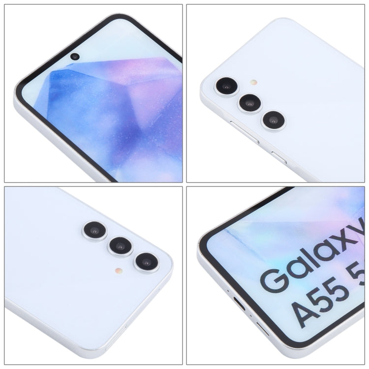 For Samsung Galaxy A55 5G Color Screen Non-Working Fake Dummy Display Model (White)