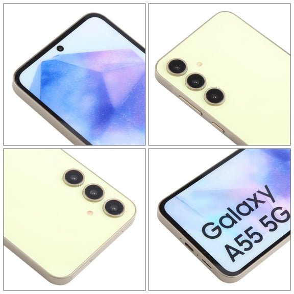 For Samsung Galaxy A55 5G Color Screen Non-Working Fake Dummy Display Model (Yellow)