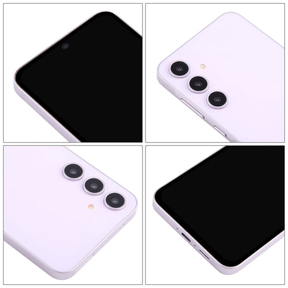 For Samsung Galaxy A55 5G Black Screen Non-Working Fake Dummy Display Model (Purple)