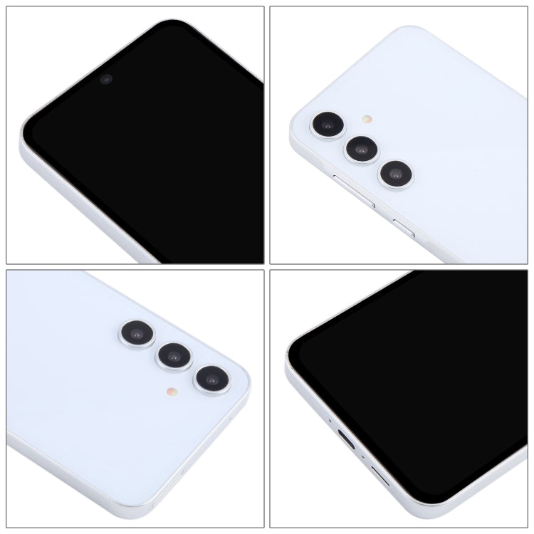 For Samsung Galaxy A55 5G Black Screen Non-Working Fake Dummy Display Model (White)