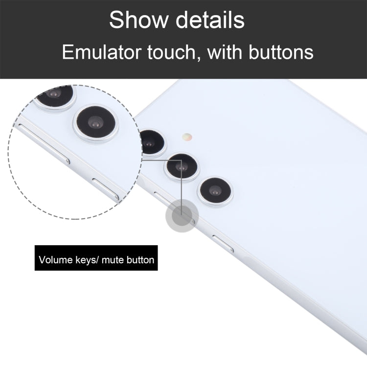 For Samsung Galaxy A55 5G Black Screen Non-Working Fake Dummy Display Model (White)