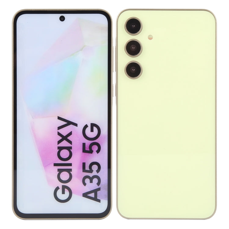 For Samsung Galaxy A35 5G Color Screen Non-Working Fake Dummy Display Model (Yellow)