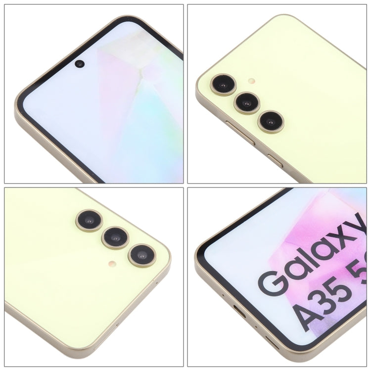 For Samsung Galaxy A35 5G Color Screen Non-Working Fake Dummy Display Model (Yellow)