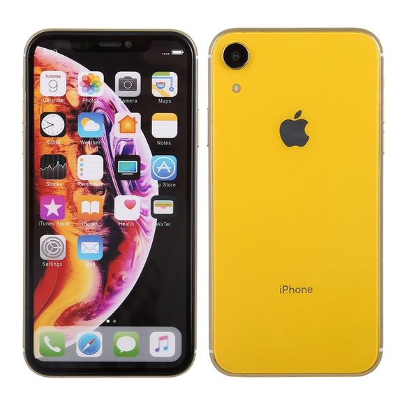 For iPhone XR Color Screen Non-Working Fake Dummy Display Model (Yellow)