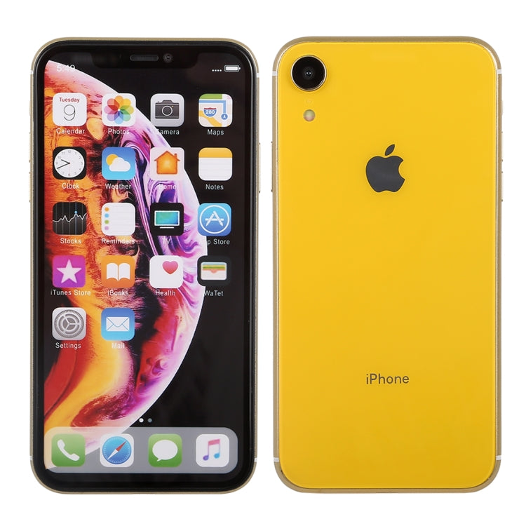 For iPhone XR Color Screen Non-Working Fake Dummy Display Model (Yellow)
