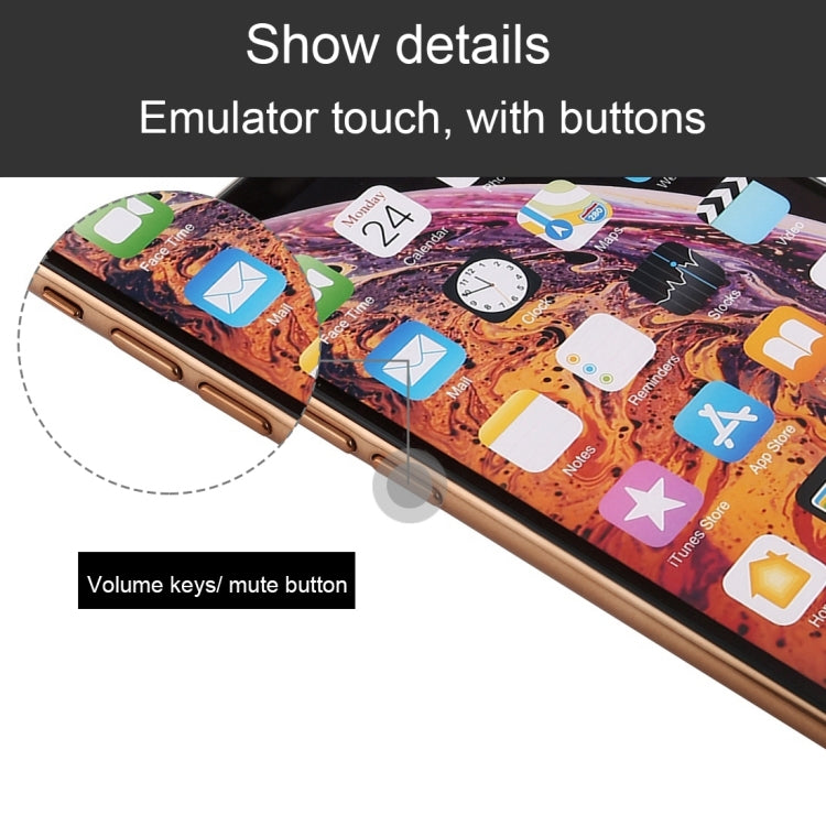 For iPhone XS Color Screen Non-Working Fake Dummy Display Model (Gold)