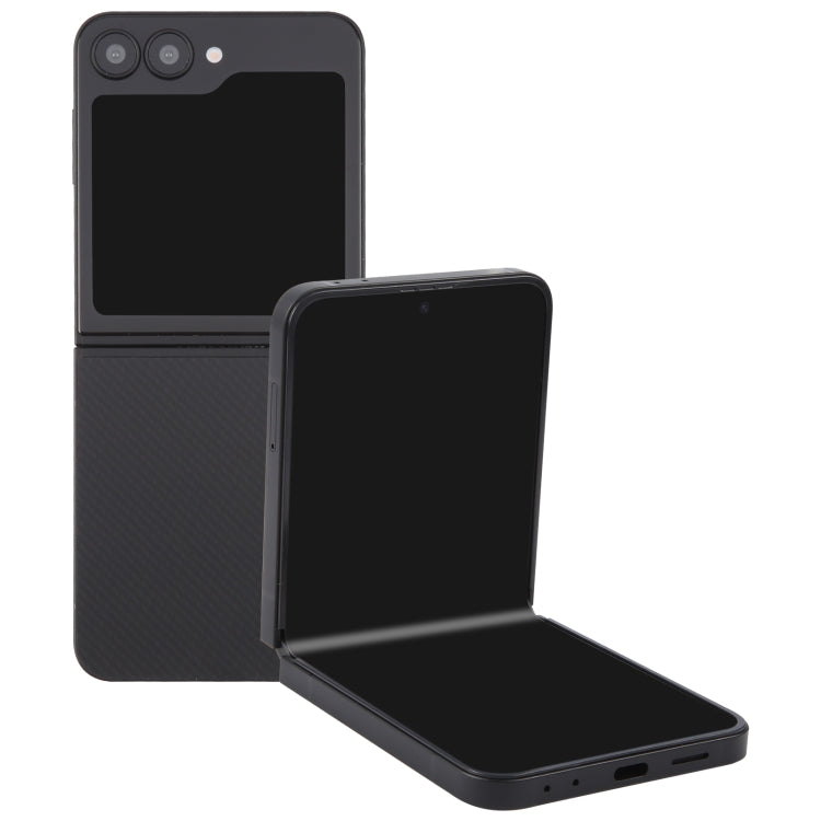 For Samsung Galaxy Z Flip6 Black Screen Non-Working Fake Dummy Display Model (Black)