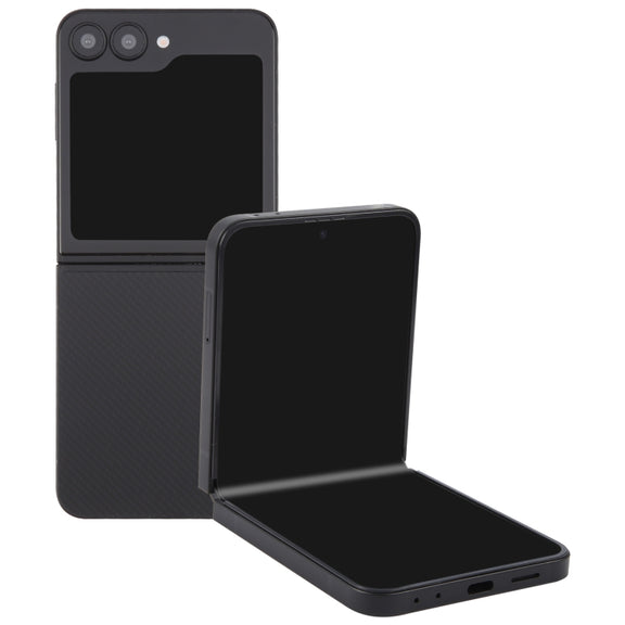 For Samsung Galaxy Z Flip6 Black Screen Non-Working Fake Dummy Display Model (Black)