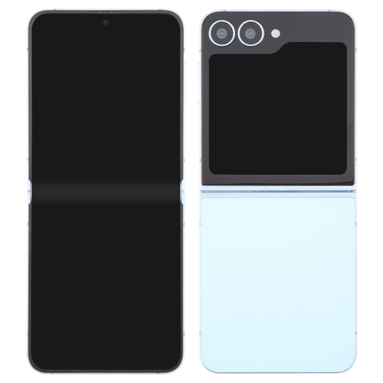 For Samsung Galaxy Z Flip6 Black Screen Non-Working Fake Dummy Display Model (Blue)