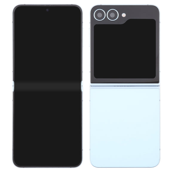 For Samsung Galaxy Z Flip6 Black Screen Non-Working Fake Dummy Display Model (Blue)