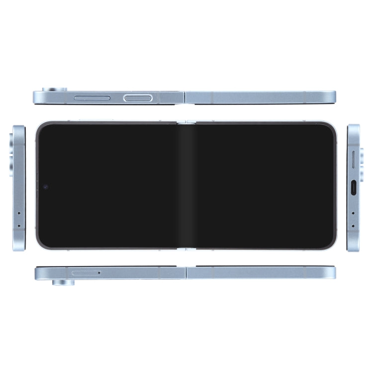 For Samsung Galaxy Z Flip6 Black Screen Non-Working Fake Dummy Display Model (Blue)