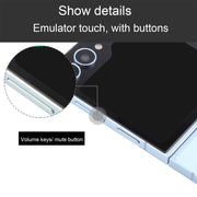 For Samsung Galaxy Z Flip6 Black Screen Non-Working Fake Dummy Display Model (Blue)