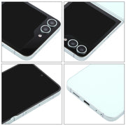 For Samsung Galaxy Z Flip6 Black Screen Non-Working Fake Dummy Display Model (Cyan)