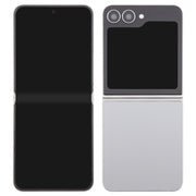 For Samsung Galaxy Z Flip6 Black Screen Non-Working Fake Dummy Display Model (Silver)