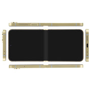 For Samsung Galaxy Z Flip6 Black Screen Non-Working Fake Dummy Display Model (Yellow)