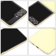 For Samsung Galaxy Z Flip6 Black Screen Non-Working Fake Dummy Display Model (Yellow)