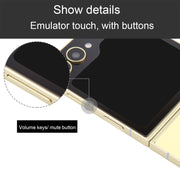 For Samsung Galaxy Z Flip6 Black Screen Non-Working Fake Dummy Display Model (Yellow)