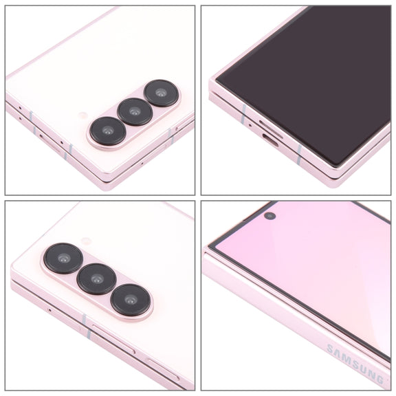 For Samsung Galaxy Z Fold6 Black Screen Non-Working Fake Dummy Display Model (Pink)