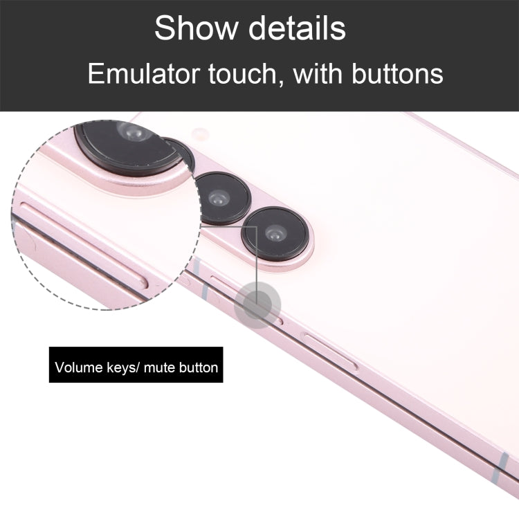 For Samsung Galaxy Z Fold6 Black Screen Non-Working Fake Dummy Display Model (Pink)