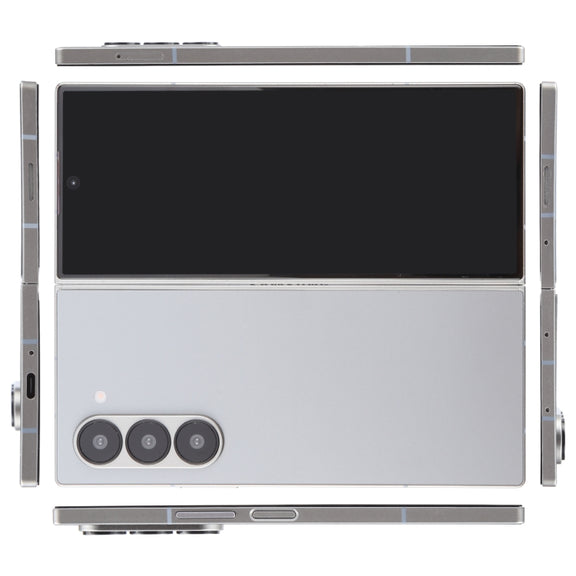 For Samsung Galaxy Z Fold6 Black Screen Non-Working Fake Dummy Display Model (Silver)