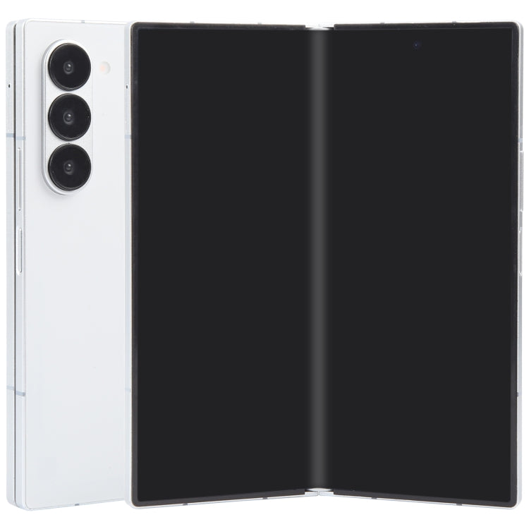 For Samsung Galaxy Z Fold6 Black Screen Non-Working Fake Dummy Display Model (White)