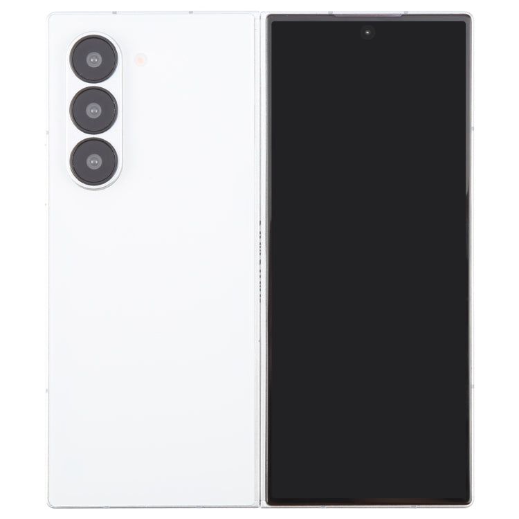 For Samsung Galaxy Z Fold6 Black Screen Non-Working Fake Dummy Display Model (White)