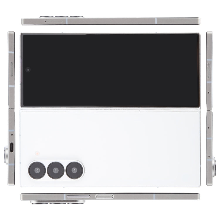 For Samsung Galaxy Z Fold6 Black Screen Non-Working Fake Dummy Display Model (White)