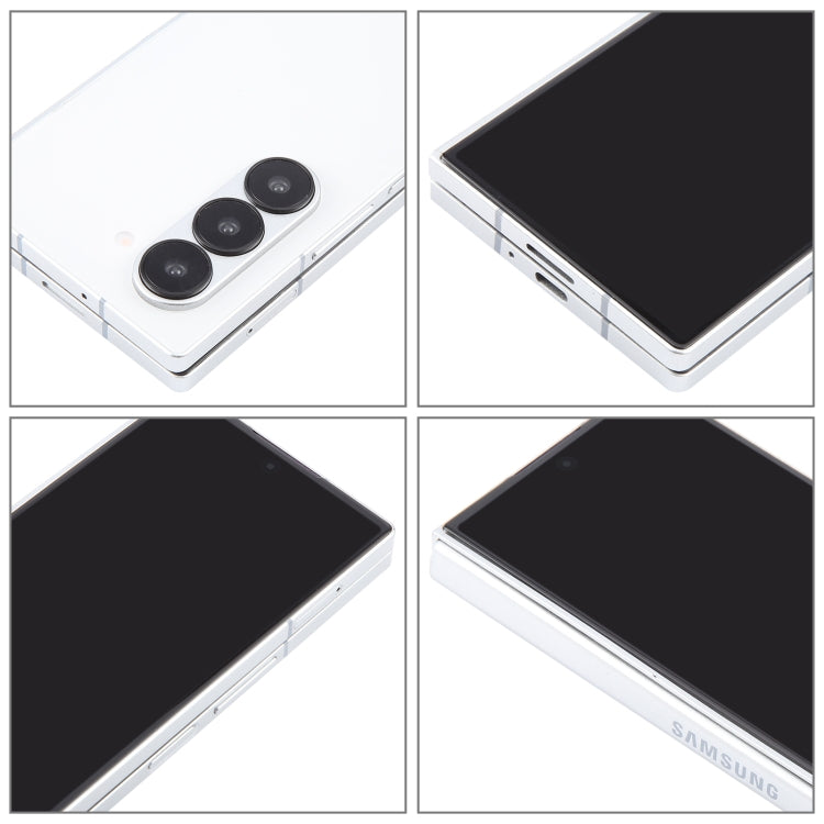 For Samsung Galaxy Z Fold6 Black Screen Non-Working Fake Dummy Display Model (White)